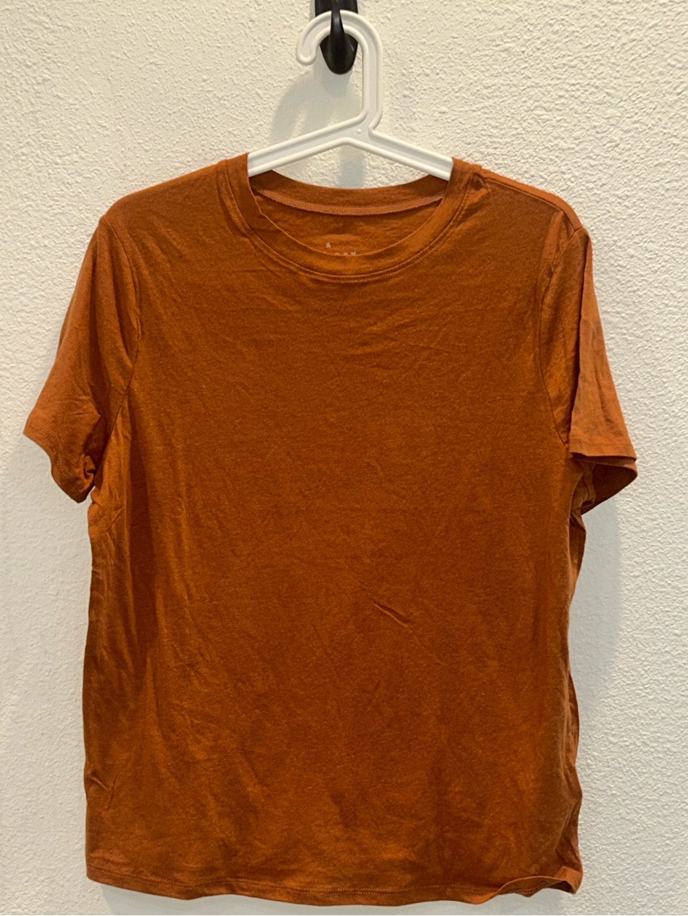 a new day Men's Short Sleeve Crew Tee in Rust